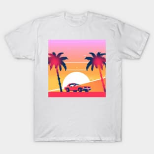 AESTHETIC PALM MOON T-Shirt